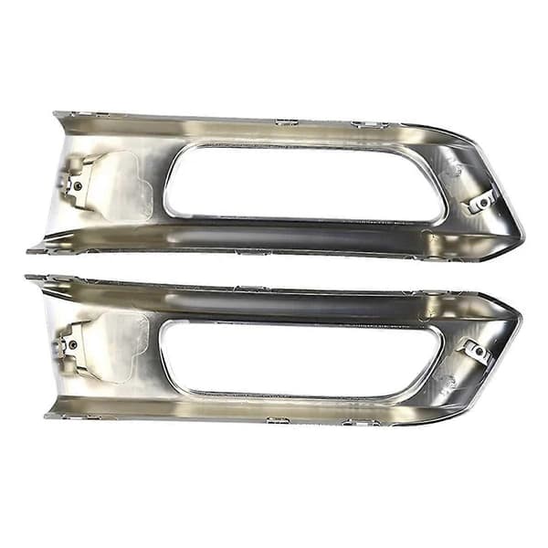 1 Par Frontfanger Tåkelys Deksel Ramme for Range Sport L494 2014-2017 LR045049 LR045048 silver
