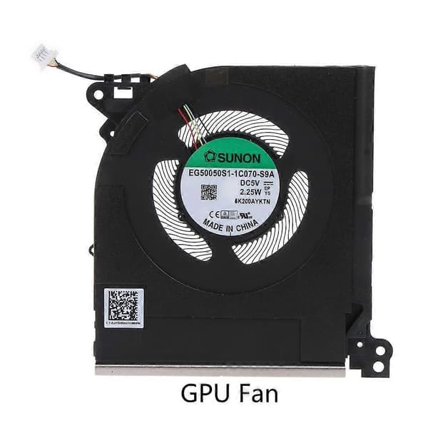 til ZBook Studio G7 bærbar CPU-køleventilator 5V 2.25W 4-benet GPU-radiatorventilator CPU and GPU