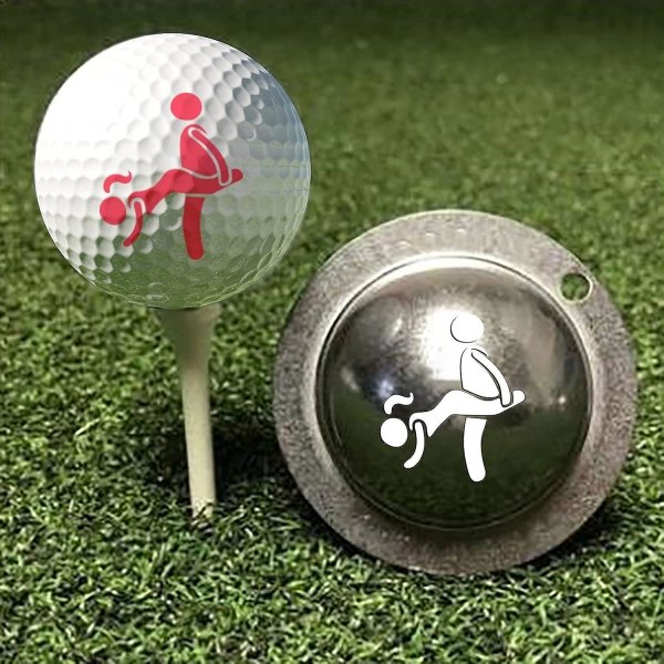 Tin Cupin golfpallon merkintäkaavain, golfpallon mukautettuja merkintöjen kohdistustyökalumalleja ruostumattomasta teräksestä valmistettujen mould, henkilökohtaiset golfpallomerkit miehille C