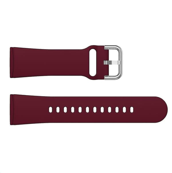 Kompatibel med Fitbit Versa 3 silikonrem Wine Red