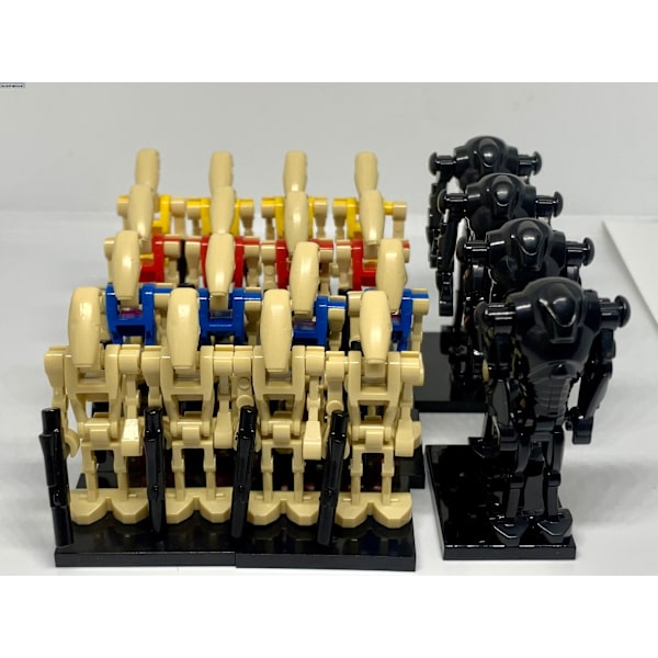 Battle Droid Minifigurer Star Wars Super Battle Droids Kommandanter Piloter 10Clone Trooper 30Droid