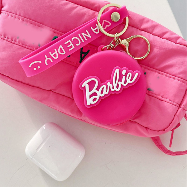2023 Barbie-lompakko Barbie-elokuvalompakko Kawaii Pink Girls Kids Kolikkokukkaro Avaimenperä Sarjakuvalaukkukotelo Case Lahjat