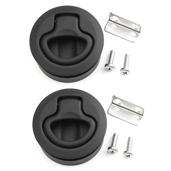 5x Slam Latch Lukke Hatch Rund Træk Lukke 1/2 Tomme Dør Udskift M1-63 Rv Marine