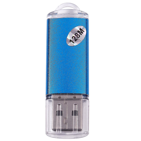 10 X USB Memory 2.0 Memory Stick Flash Drive 128mb Gift Blue