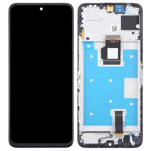 Til Honor X7b 4G Grade C LCD-skærm og Digitizer-samling + Rammeudskiftningsdel (uden logo)