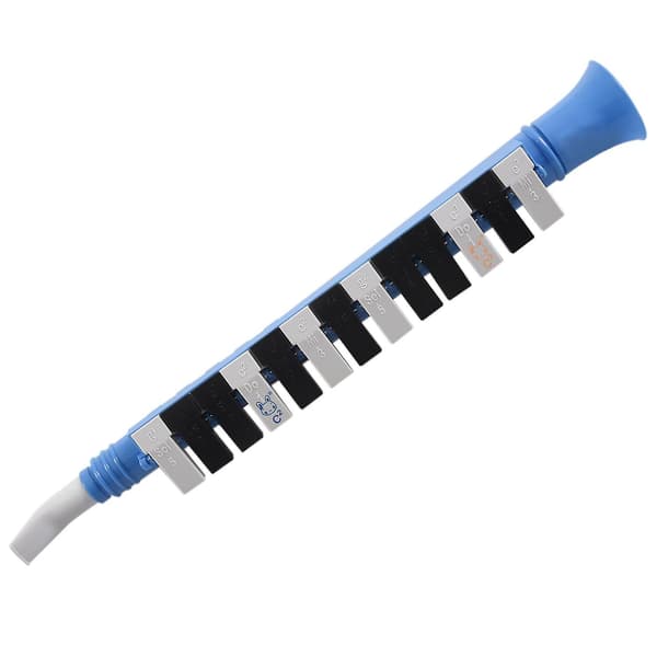 Blå 13 Tangenter Node Melodica Mundorgel Bærbart Blæsepiano blue