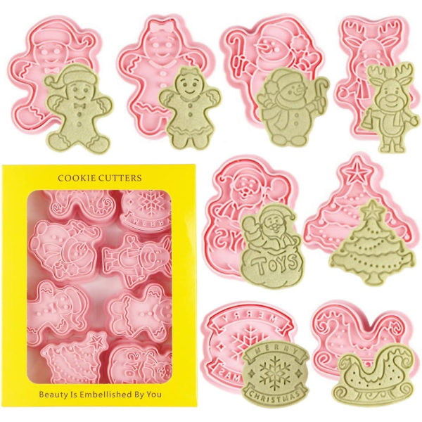 Molds , 8 set Christmas B