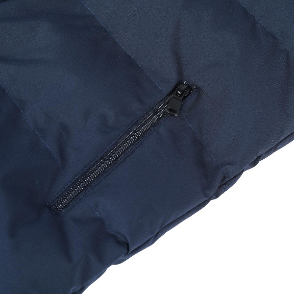 Seeunique miesten kevyt, pakattava pufferdown liivi, hihaton tikattu takki Dark Blue L