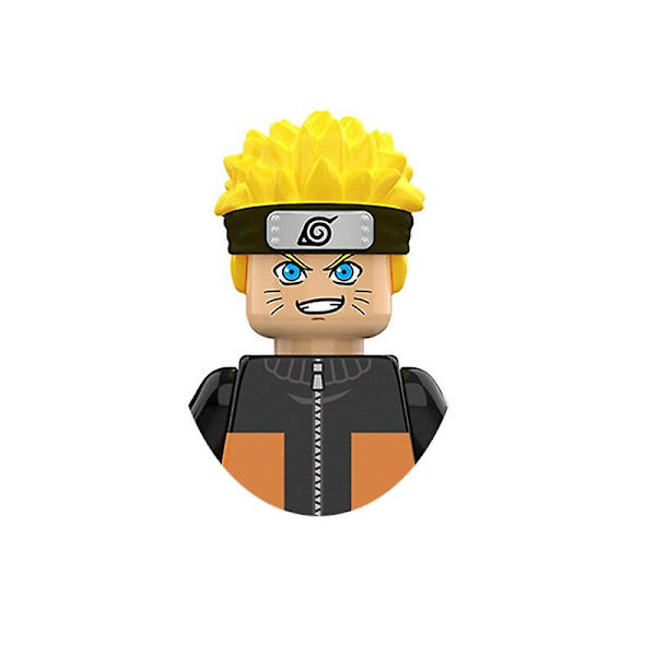 Naruto Sasuke Kakashi Akatsuki Klodser Byggeklodser Anime Tegneserie Mini Actionfigurer Hoveder Samlingslegetøj Børnefødselsdagsgaver K2044