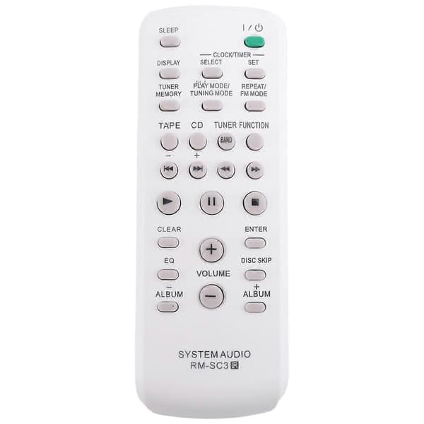 För Sony CD HIFI System Ljudfjärrkontroll RM-SC3 RM-SC30 RM-SC50 White