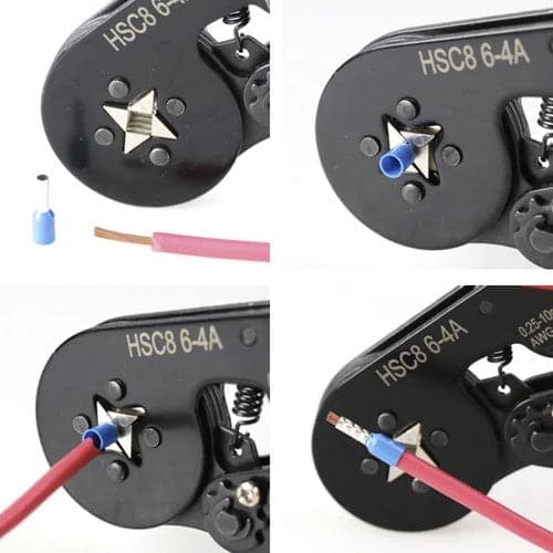 Automatic crimping tool 0.25-10 mm² with 1200 ferrules 8 sizes 621