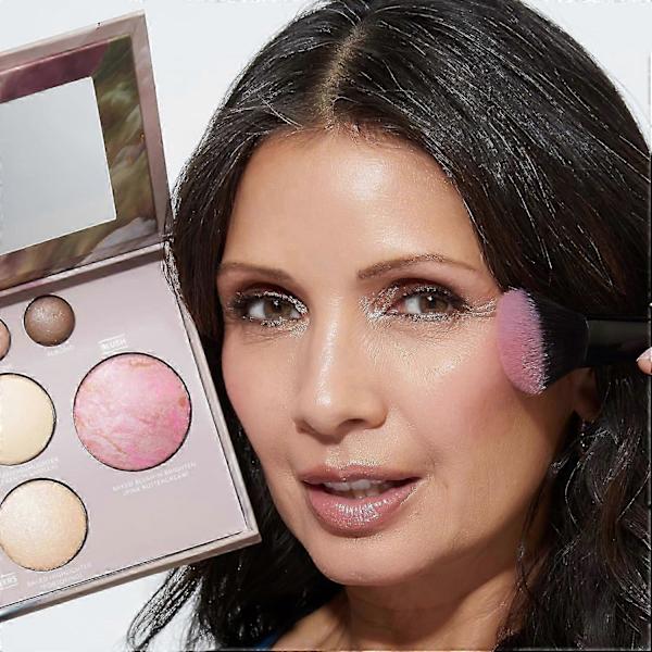 Baked Palette - Full Size - Inkluderar Bronzer, Rouge, 2 Highlighters och 3 Ögonskuggor - Resevänlig