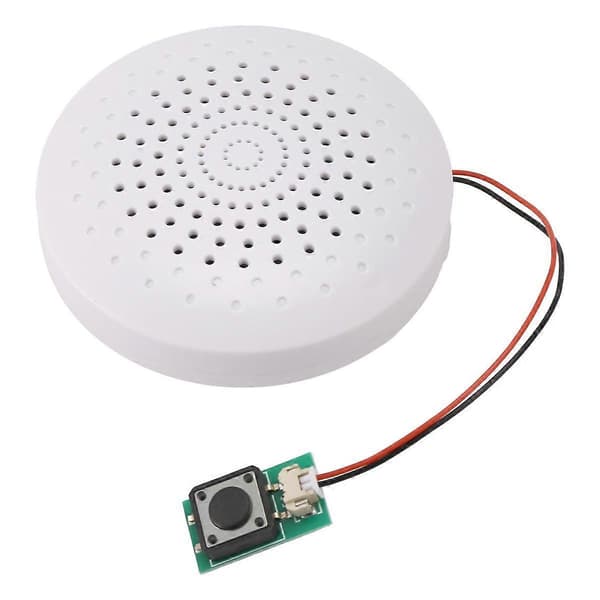 8MB USB Lydmodulboks Kan Optage Genopladelig Højttaler med MP3-lydafspilningsfunktion, Tastaturversion White