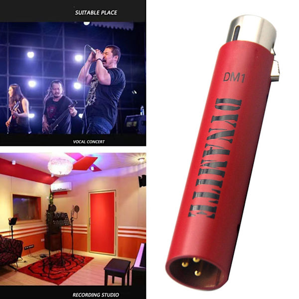 Inline Mic Preamp Elektronik DM1 Aktiv Inline Mikrofon Förförstärkare