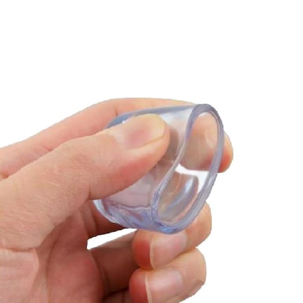 Beskytt gulvet ditt med transparente silikonbeskyttere for stolbein - Sett {DB} 16 mm 16mm 16pcs