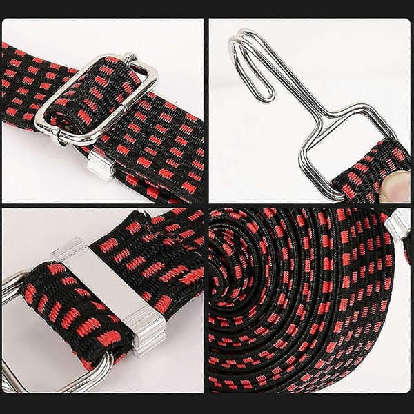 2st Bungee Strap Bagagerep, Spännband, Bagage Bungee Rep, Bil/skåpbil Bungee Rep