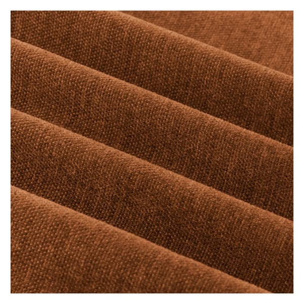 Furn Chenille Fôrede Gardiner med Blyantfold 137cm x 229cm Rust Rust 137cm x 229cm