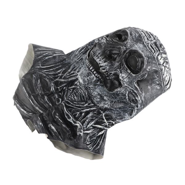 Halloween Latex Skjeletthodeplagg med Hatt Hel Hode Skummelt Benhjelm Hodeplagg