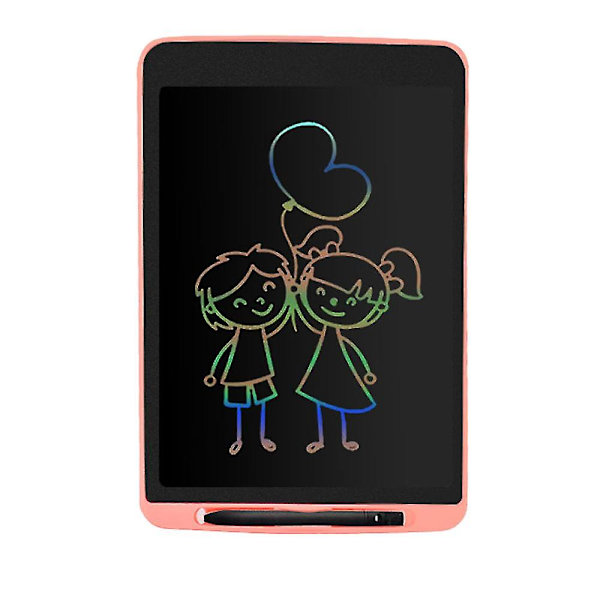 12 Tommer Elektronisk Tegnebræt til Børn, LCD Skrivetablet Red(12inch)