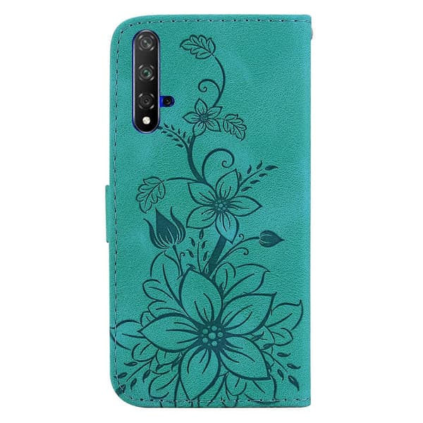 Läderfodral för Huawei nova 5T / Honor 20 Green