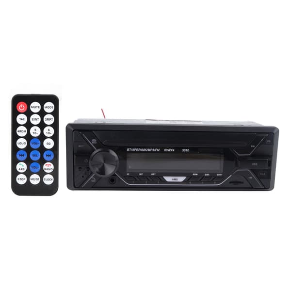 Single Din Bluetooth MP3 Player 12V 24V FM Radio Receiver with Adjustable Backlight