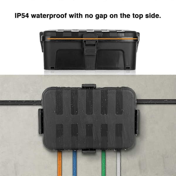 Waterproof Electrical Outdoor Box for Extension Cord, Weatherproof Protection for Outlet, Plug, Socket, P