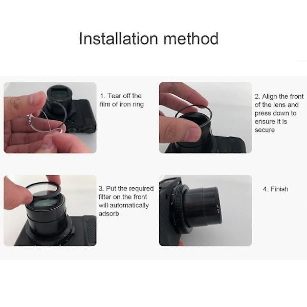 JSR ND32 Linsefilter til Panasonic LUMIX LX10 Not Specified