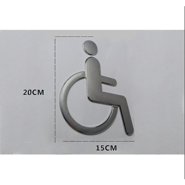 WC-kyltin ovikyltti vammaisille, itseliimautuva