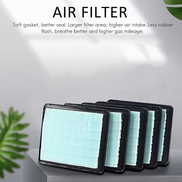 5-pakning 17211-zl8-023 Luftfilter, Kompatibel med Honda Gcv160 Gcv190, for Husqvarna 7021p, Premium La