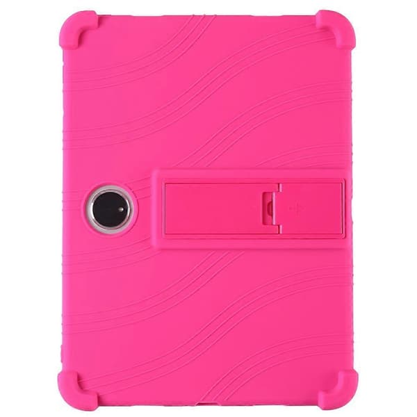 AS Silikonfodral med Ställ för Oppo Pad 3 OnePlus Pad Pro - Robust Skydd - Grön Multicolor Rose