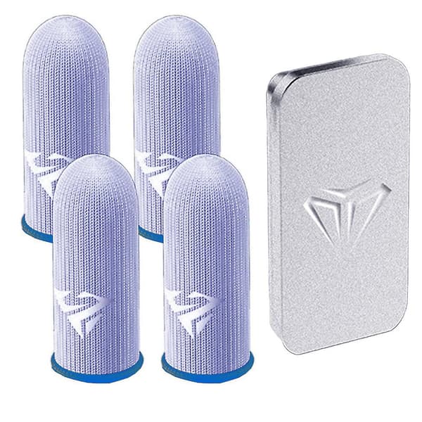 2 par Mobile Game Sleeve til Pubg Smart Touch Screen Finger Gaming Handsker Blue
