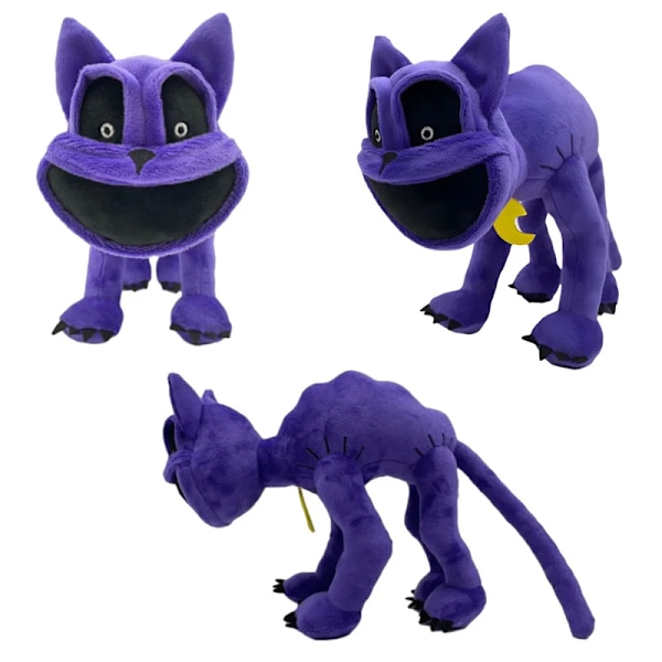 Søt Catnap Plush Offisiell Smiling Critters Plush Monster Figur Dukke Catnap og Dogday Plush Fyllt Dyr Leke Gave til Barn PURPLE