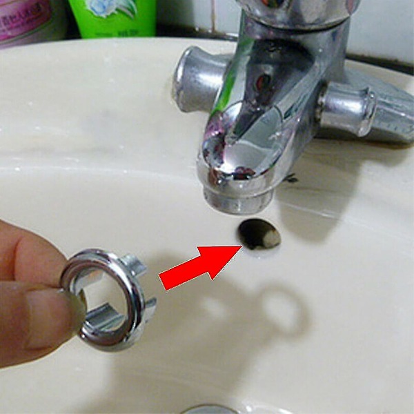 Badrumsvask Overflow Ring Avloppshålslock Reservdel A 2PCS
