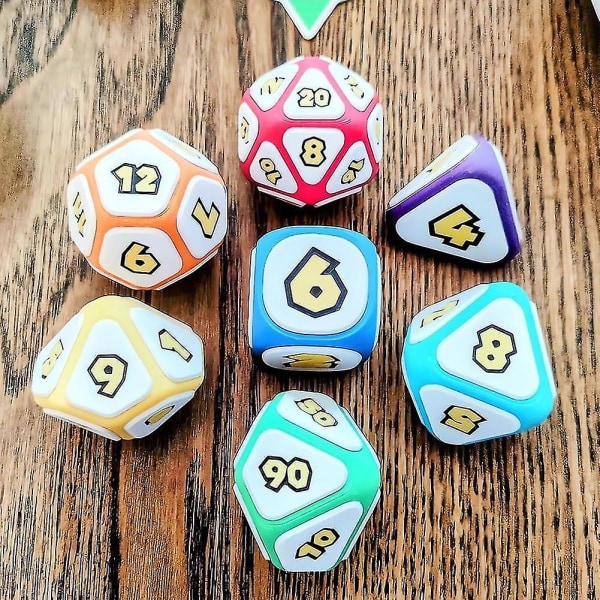 Svampfest Bordsskiva Rollspel Tärningar, Dnd Dice Set Dnd Family Bordsspel Tärningar, Bordsrollspel Set, För Dnd Dungeo D10