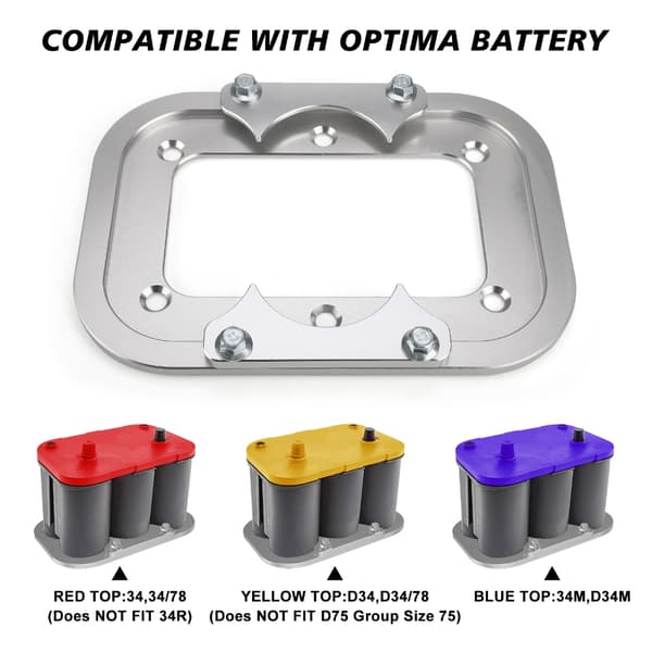 Batteribakke Beslag Holder Til D34 34/78 Batteristørrelse