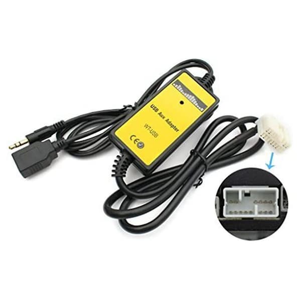 Bil Mp3 Audio Interface Aux Usb Adapter Cd-skifter Til Accord 2003 2004 2005 2006 2007 2008 2009 20