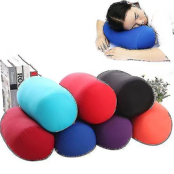 Microbead Pillow Back Cushion Roll Throw Pillow Travel Home Sleep