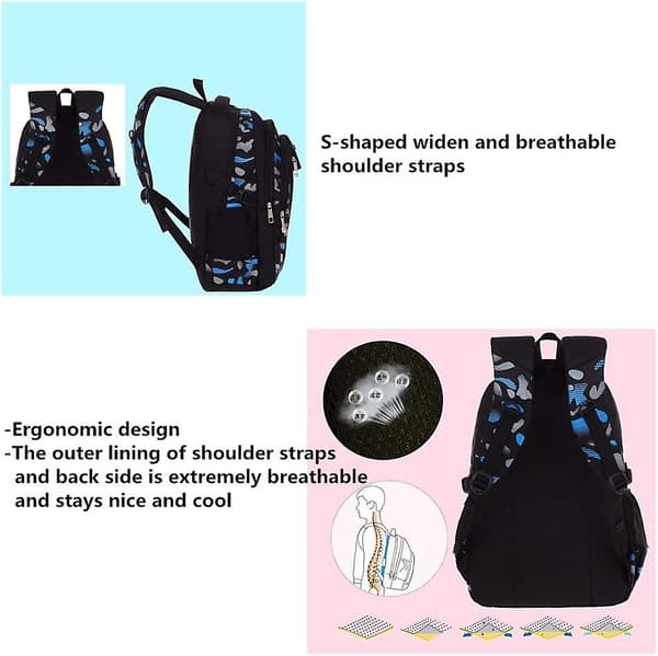 Camo Backpack for Boys, Elementary School Backpack, Camouflage Backpacks for Boys, Camo School Bag