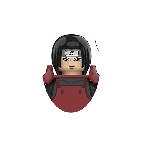 Naruto Sasuke Kakashi Akatsuki Klodser Byggeklodser Anime Tegneserie Mini Actionfigurer Hoveder Samlingslegetøj Børnefødselsdagsgaver K2042
