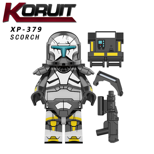 Star Wars Clone Commandos Delta Squad Assortment 13 Byggeklodser Legetøj