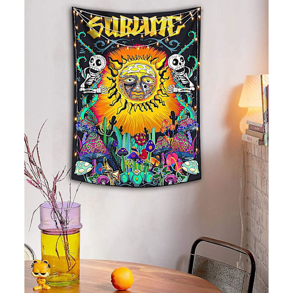 Psykedelisk Sublime Sol Veggteppe