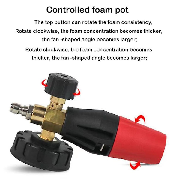 Vaahtopistooli Pro V2.0 1/4\" Pikaliitäntä Sno Gun Lance