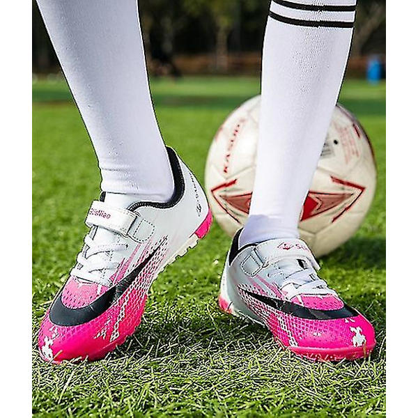 Fotbollsskor för barn Andningsbara Tf Träningsskor Wyelv pink 36