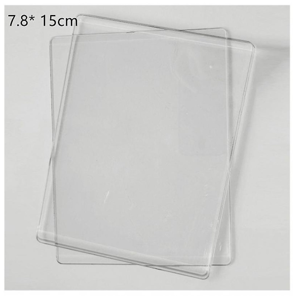 Bærbar manuell stanse- og pregemaskin Plate 7,8 * 15 cm Papirmaskin Bakplate