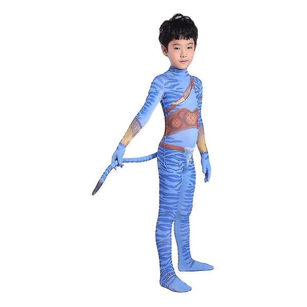 Avatar Cosplay kostume Halloween fancy kjole Male Adult S(140-150cm)