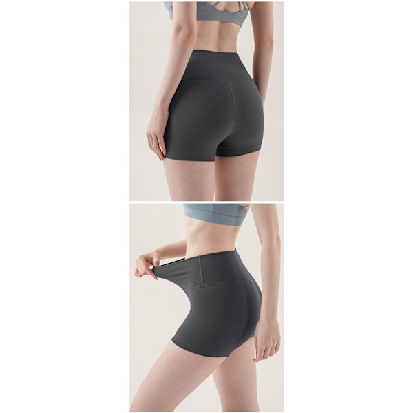 Dametøj Yoga Shorts 6 Tommer - Højtaljet Trænings Fitness Leggings Løbe Spandex Cykelshorts