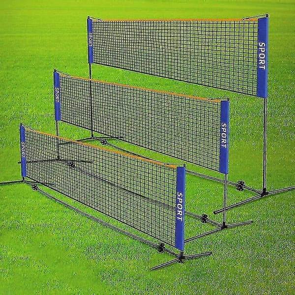 Bærbart foldbart simpelt 4m 5m 6m tennisnet badmintonnet 4.1M