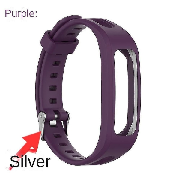 Vaihtohihnakumi Huawei Band 4e 3e Honor Band 5:lle - Juoksuhihna ranteeseen Purple