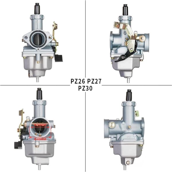 Kart Replacement 4 - Stroke 26 27 30MM Motorcycle Carburetor (PZ26 Automatic) - High Quality