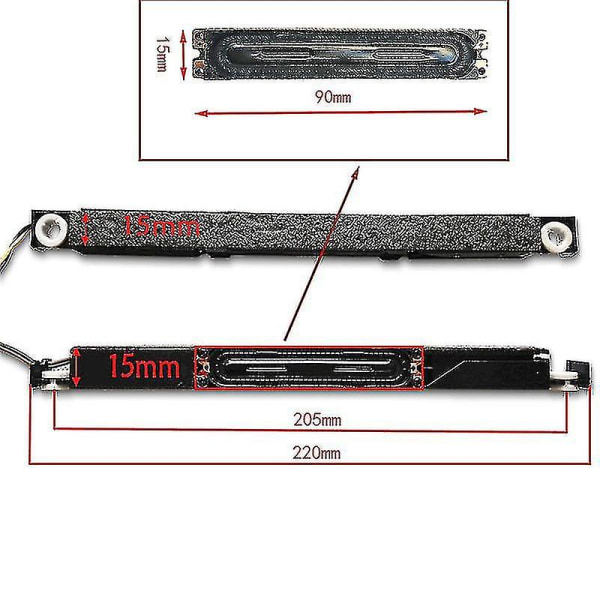 Ny høyttaler for Samsung TV UA46C5000PR UA32C4000P BN96-12941C BN96-13406B 8 Ohm 10W 100% Testet 9030 15W  2PCS